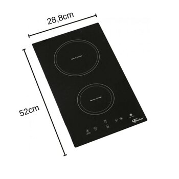 Fogão Cooktop por Indução 2 bocas 220V 3500W Digital - Fischer