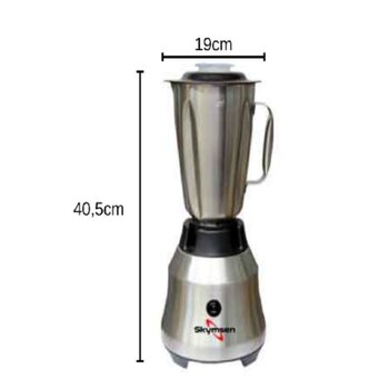 Liquidificador Inox Copo Inox Alta Rotação 1,5L 220v - Skymsen