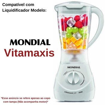 Copo de Liquidificador Acrílico Mondial Vitamaxis