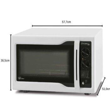 Forno Elétrico 44L Hot Grill Line 220V Branco - Fischer
