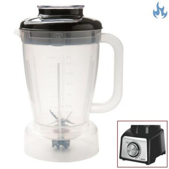 Copo de Liquidificador Plástico 1,5L Mondial L1000/L1200