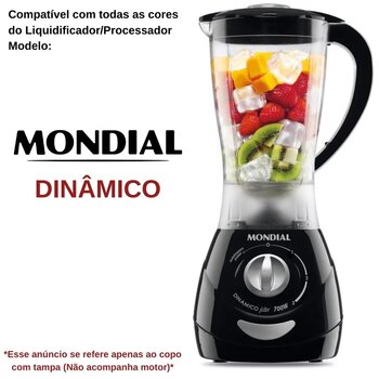 Copo de Liquidificador Plástico 1,5L DINÂMICO