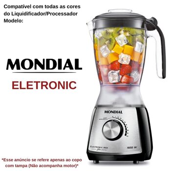 Copo de Liquidificador Acrílico 1,5L Mondial ELETRONIC