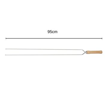 Espeto Simples 75cm Niquelado Stolf - Colher de Panela