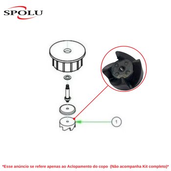 Arrastador Copo para Liquidificador Spolu SPL-038