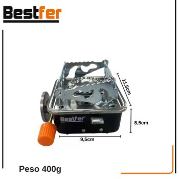 Fogareiro Dobravel de Ignição Eletrônica - Bestfer