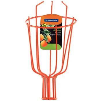 Colhedor  de Frutas Aço Laranja s/Cabo - Tramontina