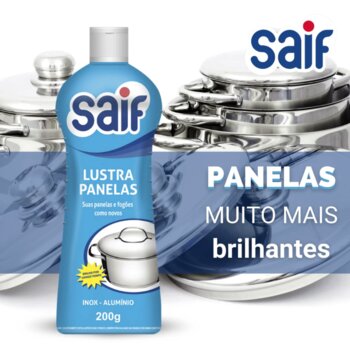Lustra Panelas 200g - Saif