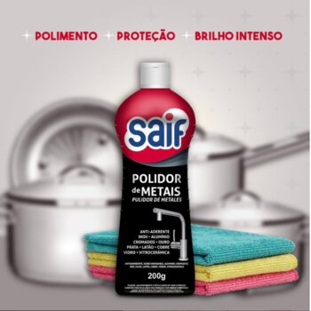 Polidor de Metais 200g - Saif