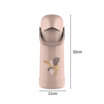 Garrafa Térmica 1,0L Nude Decorada - Termolar